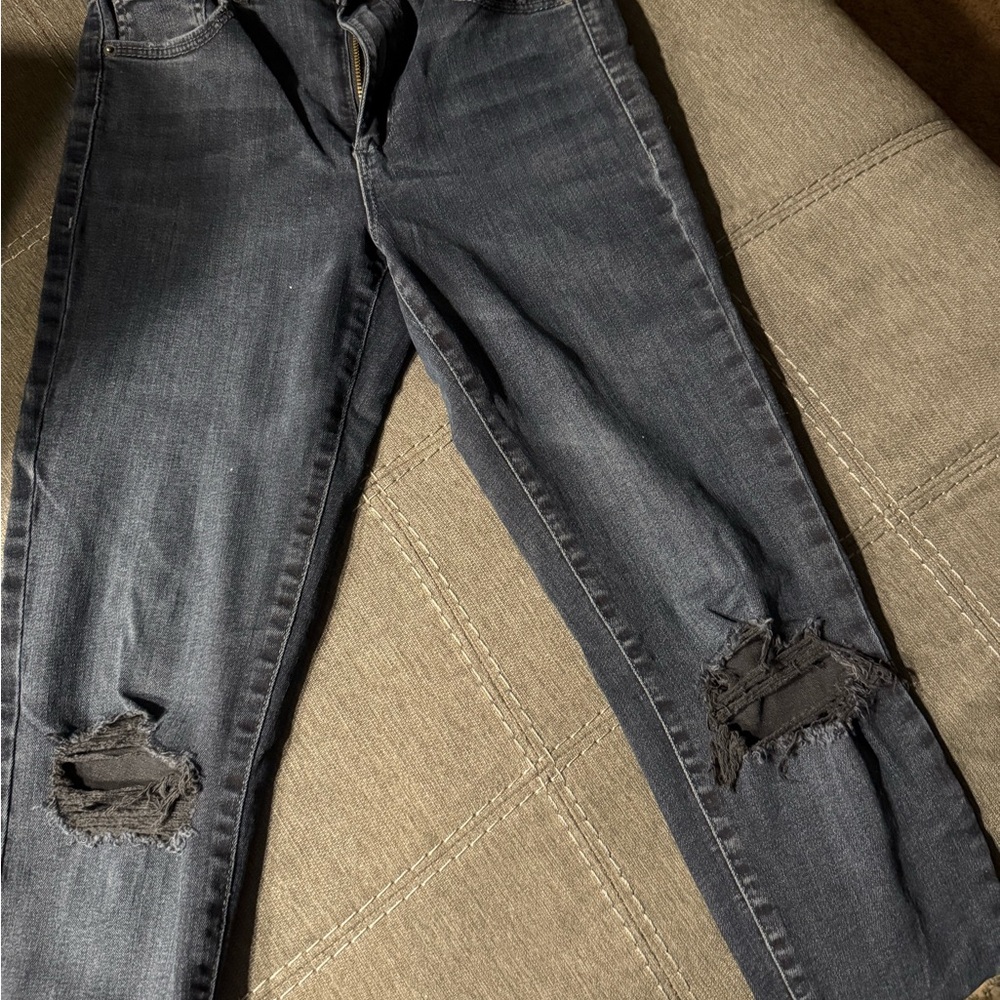 Garage dark Skinny Jeans Distressed